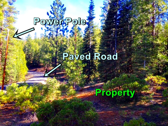 Northern California property for sale with power