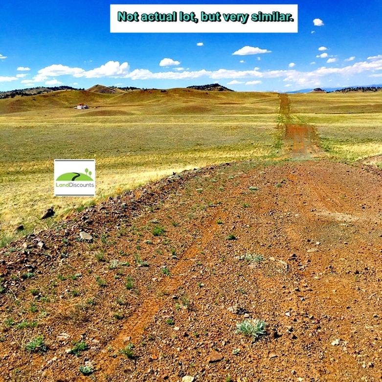 Dirt road to Tiny House Lot in Park County, CO property